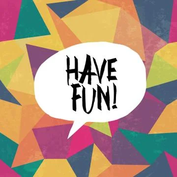 Have fun! Colorful aged triangles. Grunge layers can be easy editable or remo 库存插图