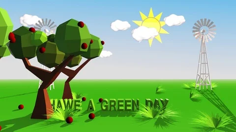 Have a green day Modèle After Effects