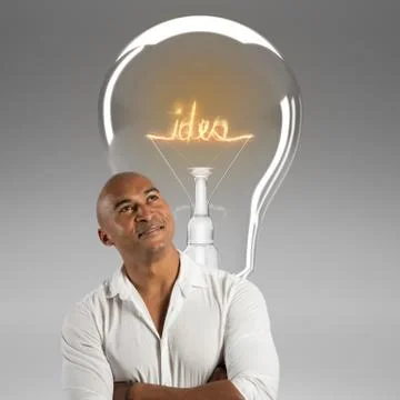 Have an idea. 3D Rendering Stock Photos