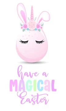 Have a magical Easter Stock Illustration