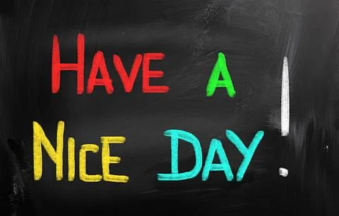 Have a nice day concept Illustrazione stock