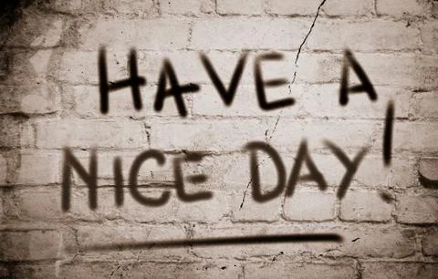 Have a nice day concept Stock Illustration