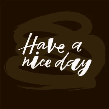 Have a nice day Stock Illustration