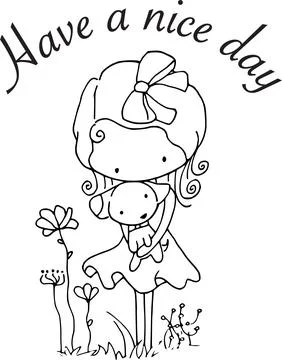 Have a nice day vector cartoon Stock Illustration