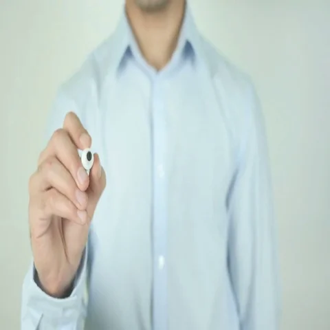 Have a Nice Day, Writing On Transparent Screen Stock Footage