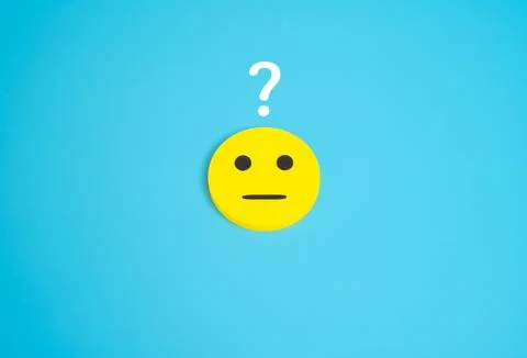 Have no idea. Misunderstanding and thoughtfulness. Indifference to what is .. Stock Photos