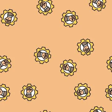 Have passion career vector seamless pattern Stock Illustration