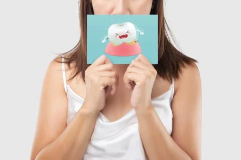 Have a toothache Stock Photos