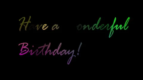 Have a wonderful animation text Stock Footage 339333174