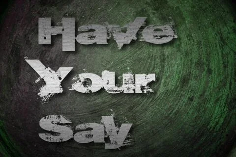 Have your say concept Stock Illustration
