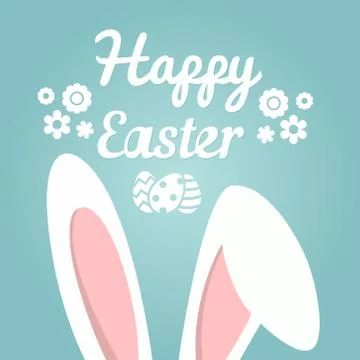 Have Yourself a Very Happy Easter | Easter Bunny Ears Vector 库存插图