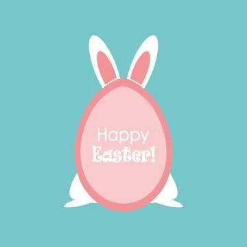 Have Yourself a Very Happy Easter Easter Bunny Ears Vector illustration Stock Illustration