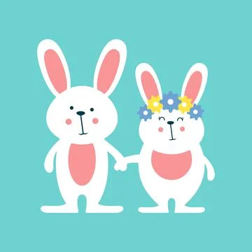 Have Yourself a Very Happy Easter Easter Bunny Ears Vector illustration Stock Illustration