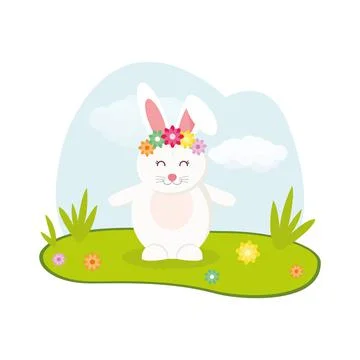 Have Yourself a Very Happy Easter Easter Bunny Ears Vector illustration Stock Illustration