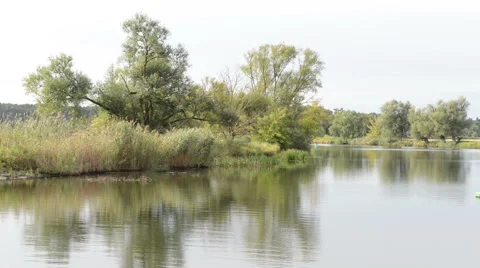 Havel River curve 스톡 동영상 56087658