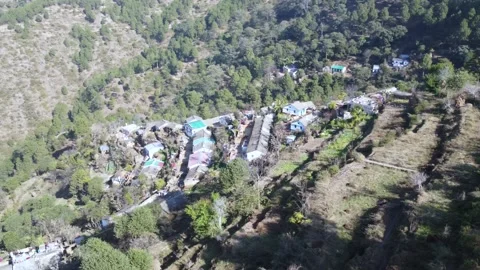 Havens in Mountain , Uttrakhand , 4k video Stock Footage