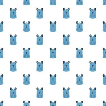Haversack pattern seamless Illustrazione stock