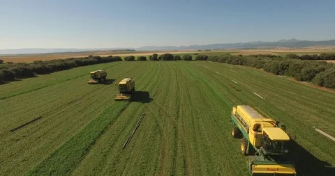 Havester drone Video stock 108720327