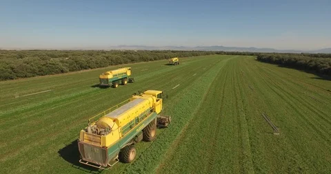 Havester drone Video stock 108720509