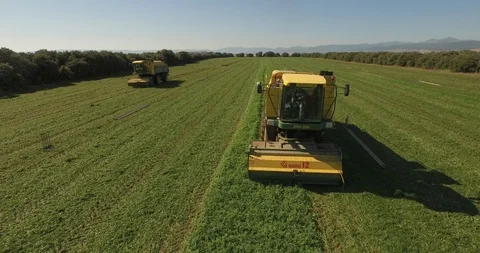 Havester drone Video stock 108721317