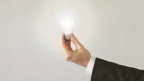 Having a bright idea. Video stock 72694044