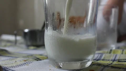 Having coffee with milk at home Stock Footage 288674839