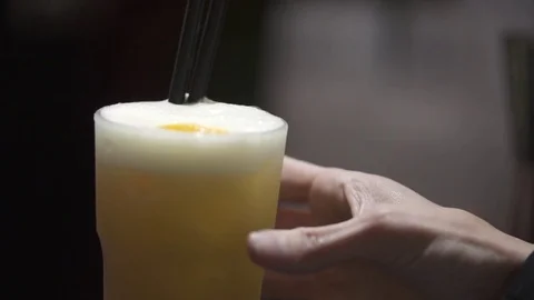 Having a drink Stock Footage 82025787