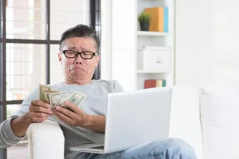 Having financial problem Stock Photos
