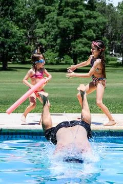 Having fun during a Bright sunny day Stock Photos