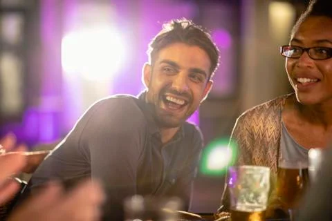 Having a Fun Night Stockfoto's