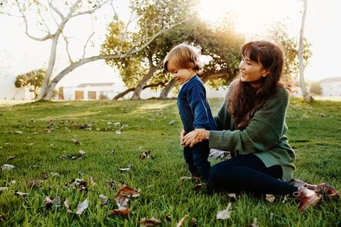 Having fun outdoors Stock Photos