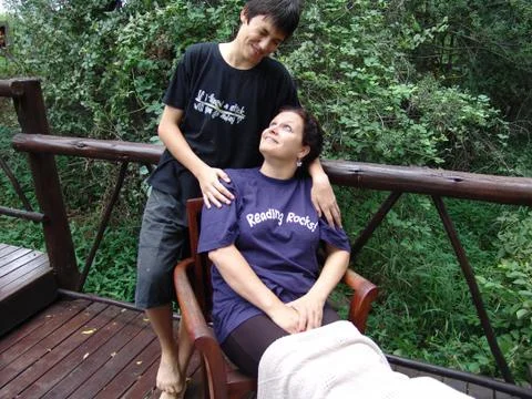 Having fun. Stock Photos