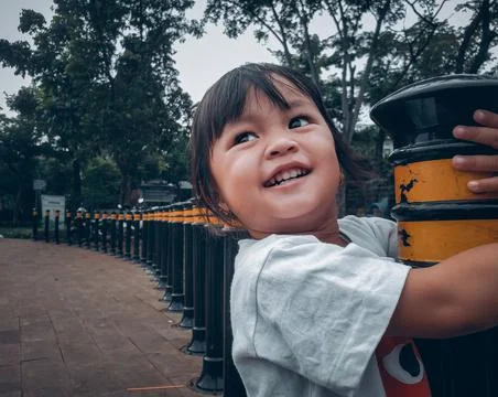 Having fun on the playground Stock Photos
