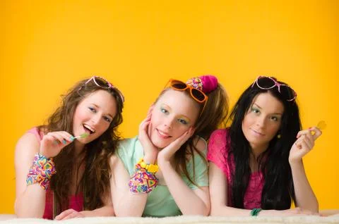 Having fun together Foto stock