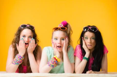 Having fun together Foto stock