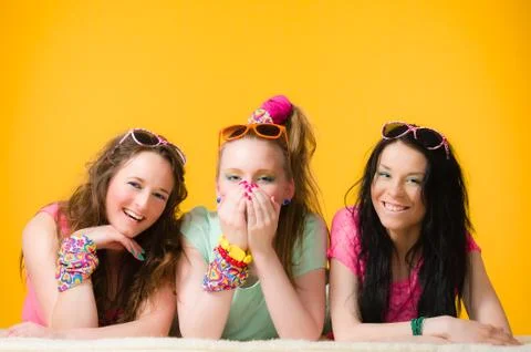 Having fun together Foto stock