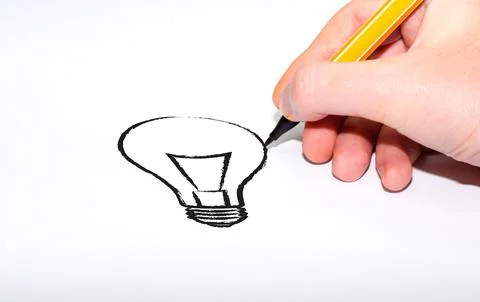 Having an idea Stockfoto's