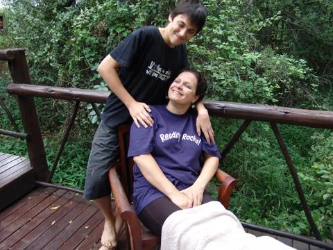 Having a laugh Stock Photos