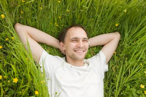 The having a rest person Stock Photos
