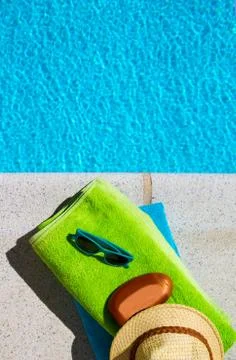 Having a sunbath Foto stock