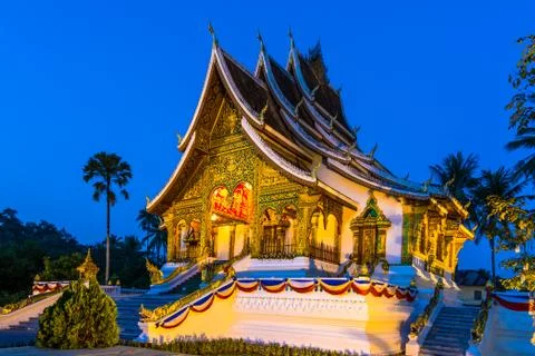 The haw pha bang temple Stock Photos