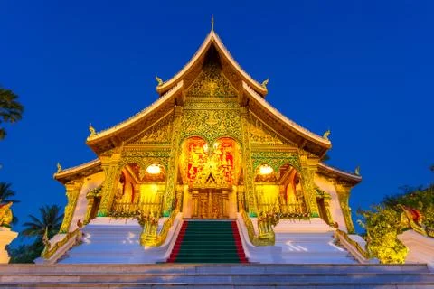 The haw pha bang temple Stock Photos