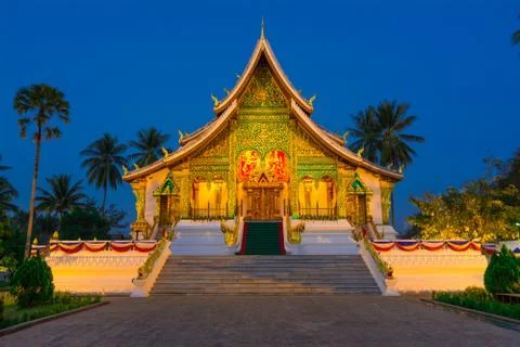 The haw pha bang temple Stock Photos