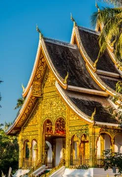 The Haw Pha Bang Temple Stock Photos