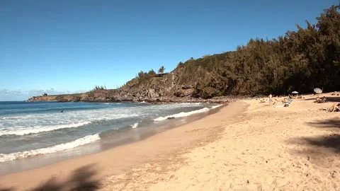 Hawaii Beach Bay Video stock 244294147