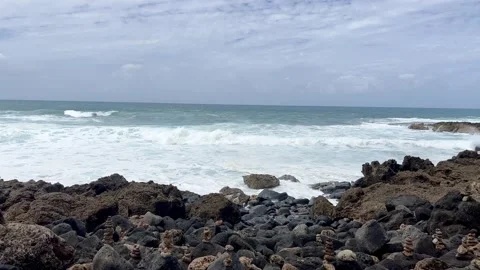 Hawaii beach, Oahu Video stock 238009368