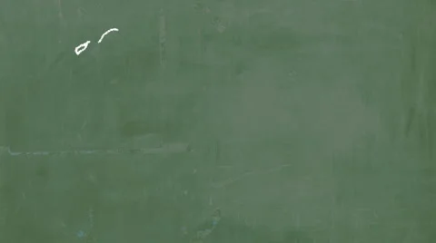 Hawaii Chalkboard Video stock 3555691