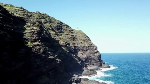 Hawaii Cliff 10sec 스톡 동영상 89294357