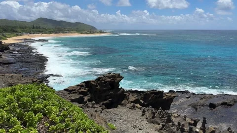 Hawaii Coastline Stock Footage 293110091