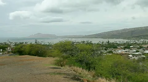 Hawaii hill Stock Footage 8992843